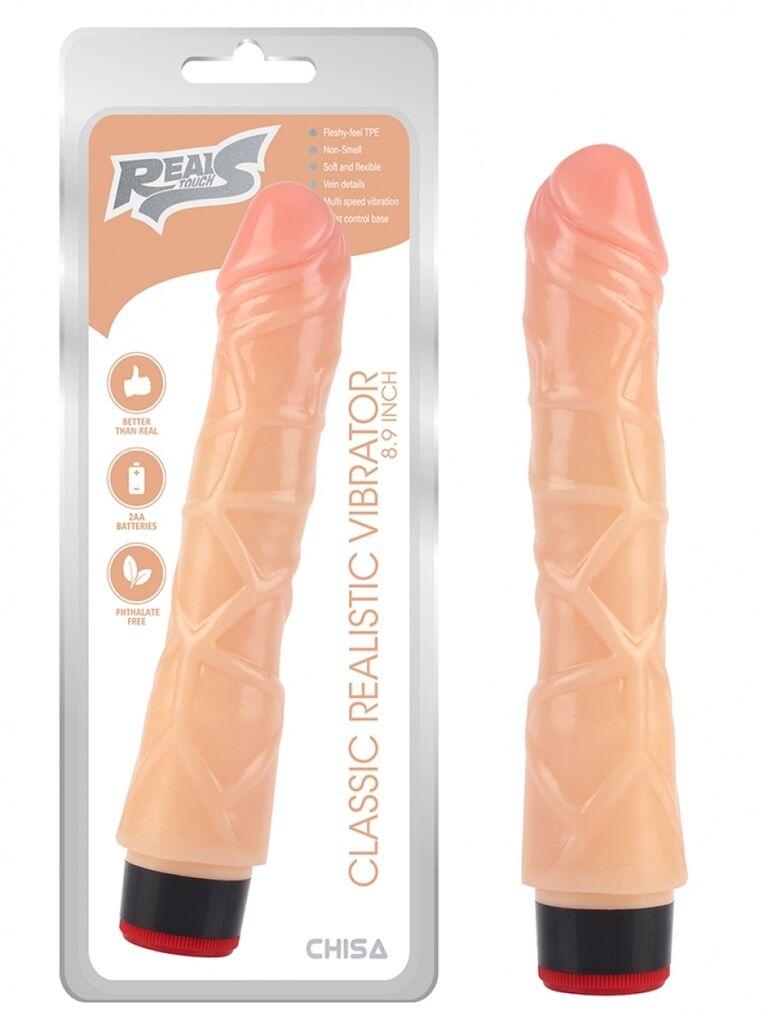 Vibrator Classic, 22cm, Boja kože