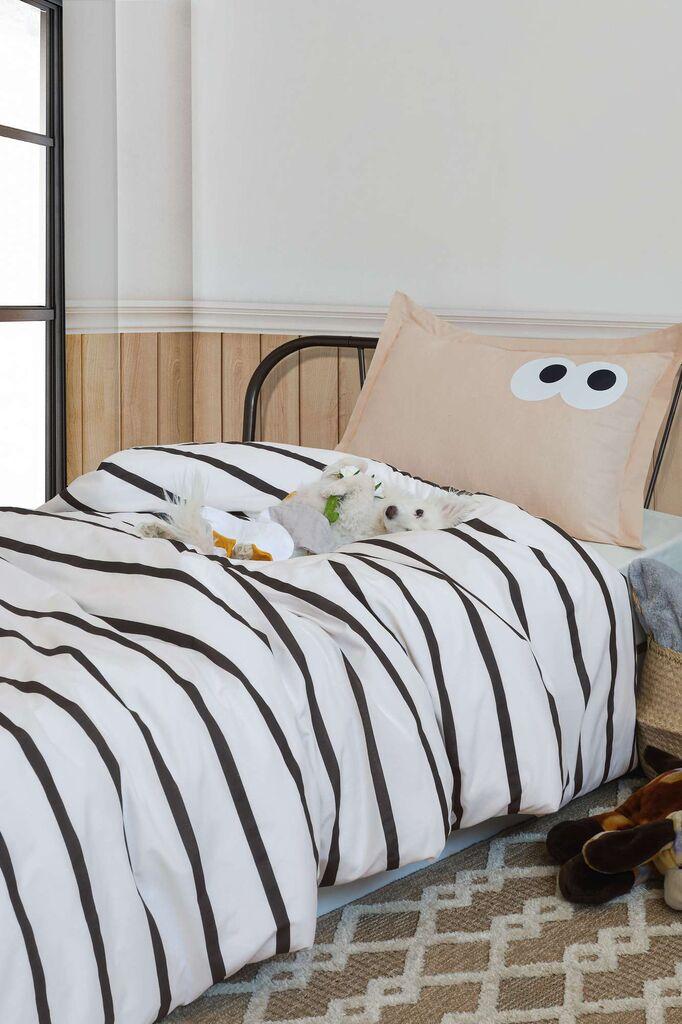 L'essentiel Maison Komplet posteljine Funny, 140x200 cm, Bela