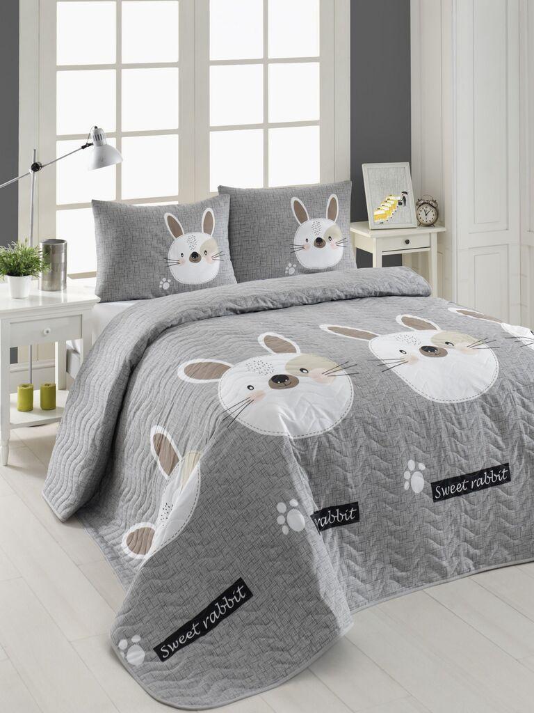 L'essentiel Maison Komplet posteljine Tavsancik, 200x220 cm, Sivi