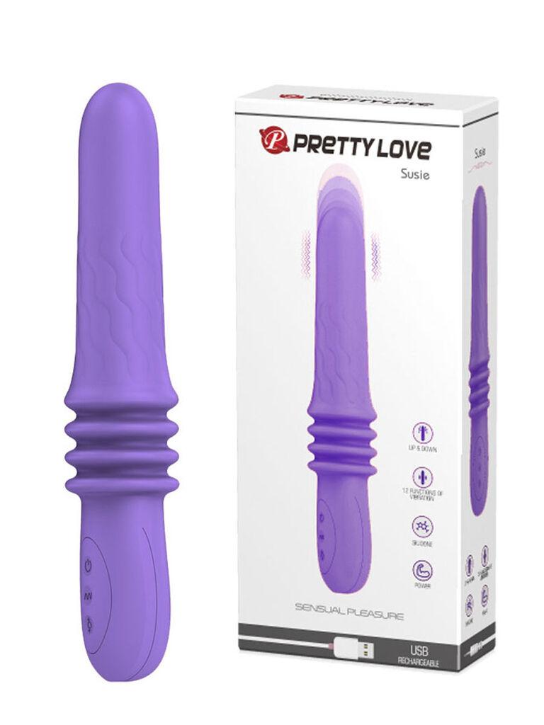 Vibrator Pretty Love Susie, 25.2cm, Ljubičasti