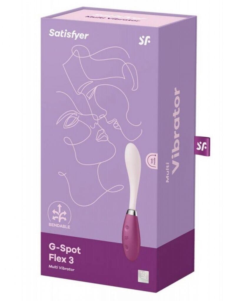 Vibrator G-Spot Flex 3, 19cm, Ljubičasti