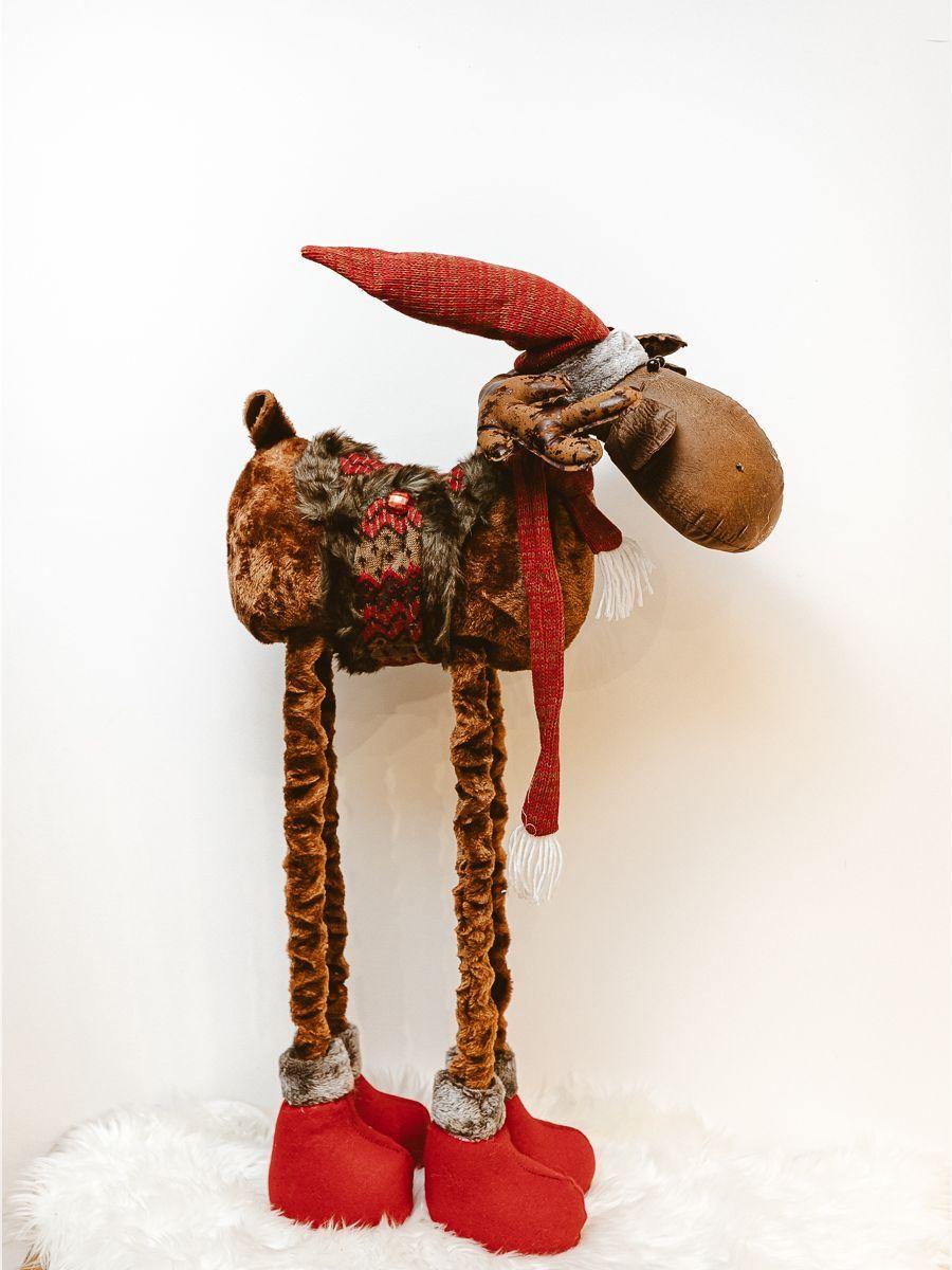 MAISON ADORABLE Novogodišnji irvas sa podesivom visinom do 1.2 m, Braon