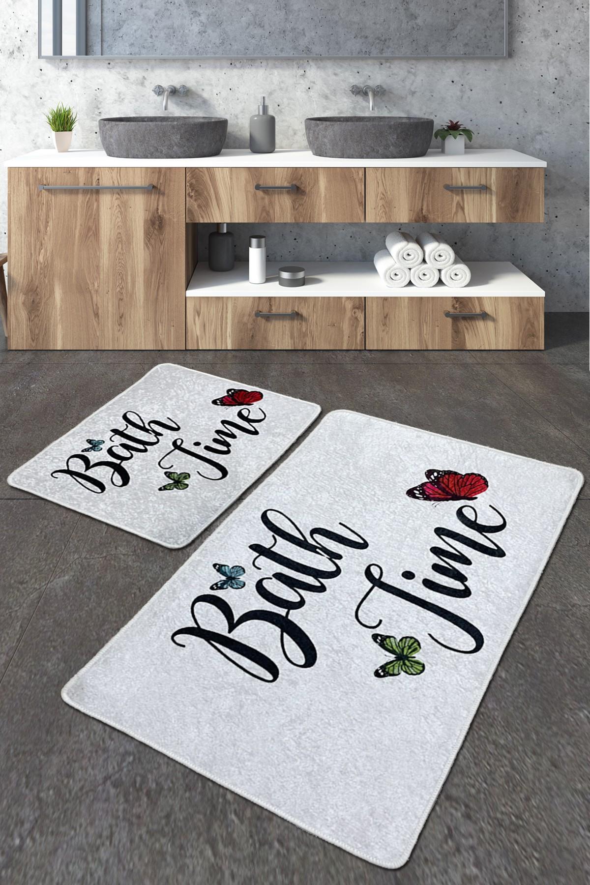 L'essentiel Maison Set 2 prostirke za kupatilo Šareni