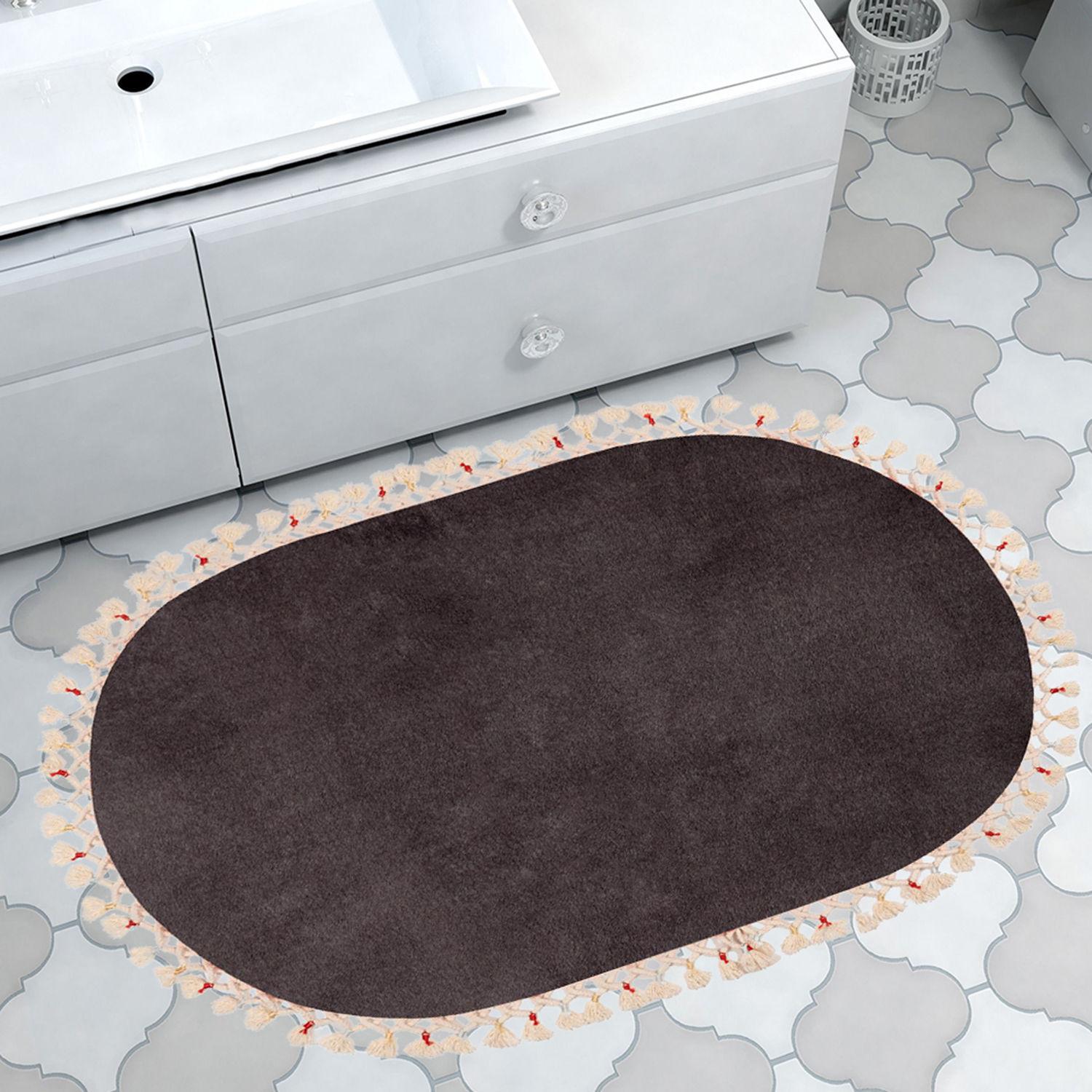 L'essentiel Maison Prostirka za kupatilo 75x150cm Antracit