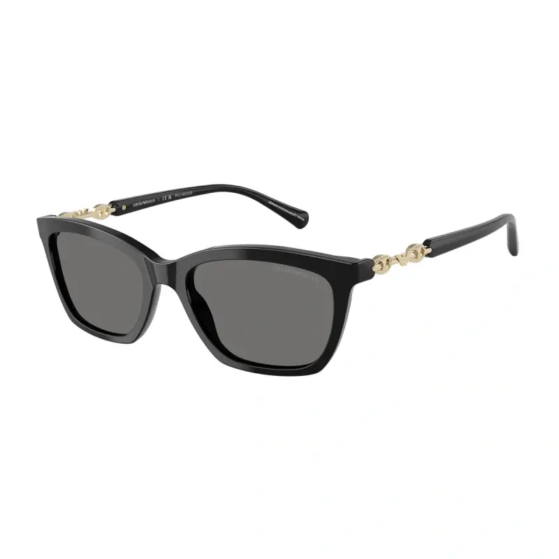 EMPORIO ARMANI Ženske naočare za sunce 0EA4238 501781 54, Polarizovane, Crne