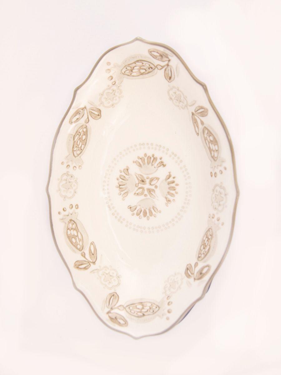 MAISON ADORABLE Činija RETRO 25x16 cm, Siva