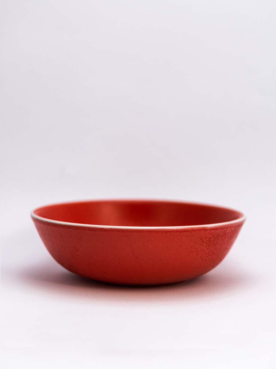 MAISON ADORABLE Činija za serviranje hrane RED 23 cm, Crvena
