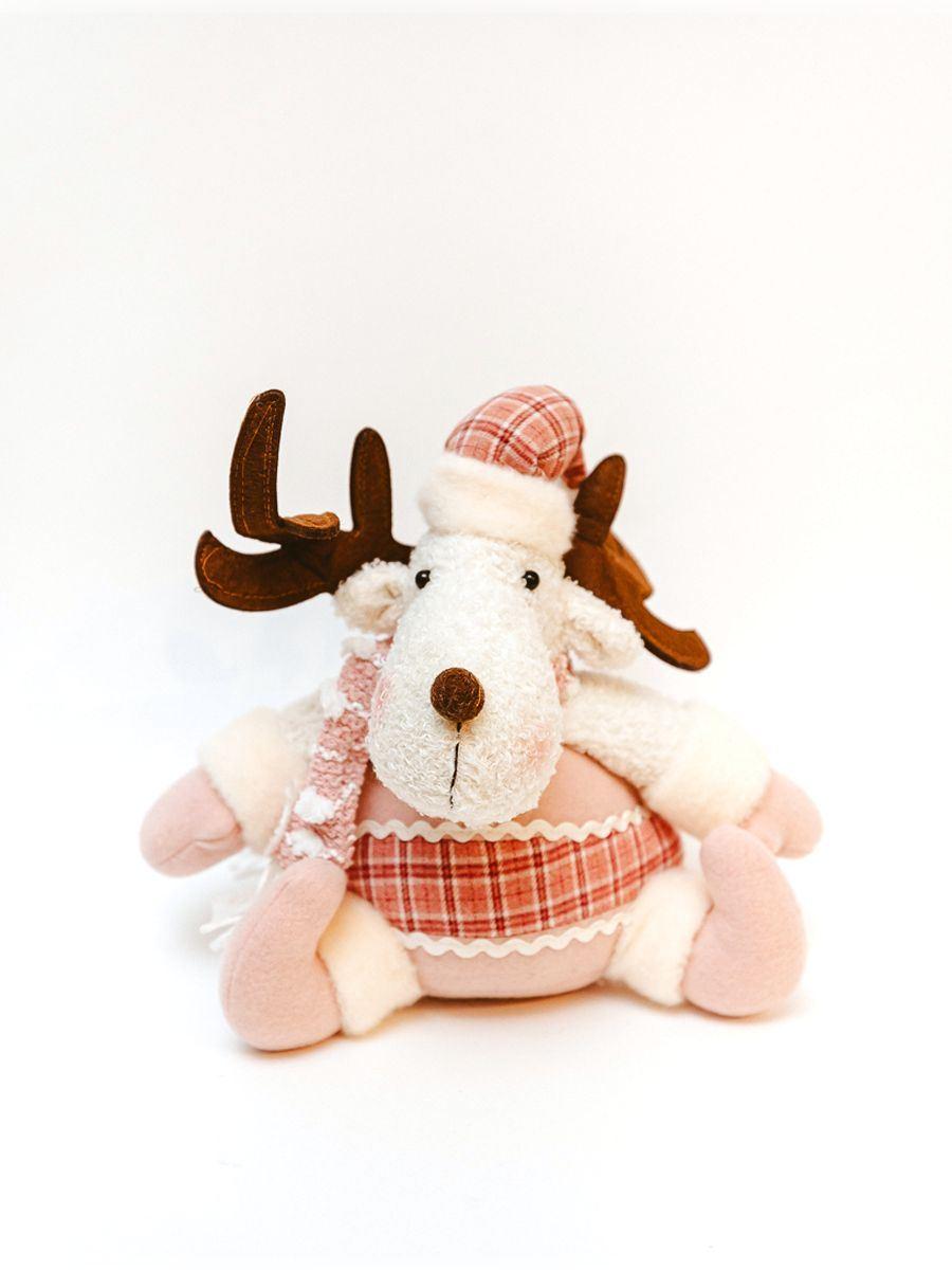 MAISON ADORABLE Novogodišnji irvas 30 cm, Beli