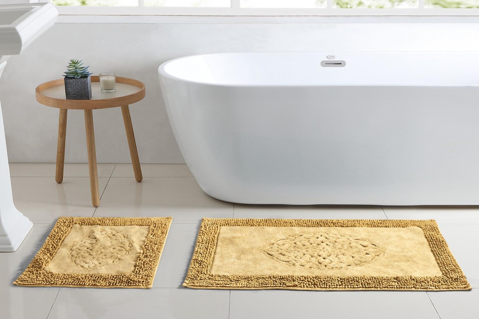 L'essentiel Maison Set 2 prostirke za kupatilo Kaki