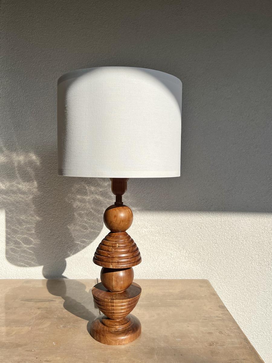 MAISON ADORABLE Stona lampa EGG, Krem- braon