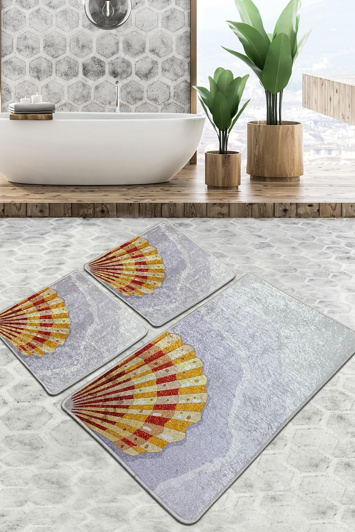 L'essentiel Maison Set 3 prostirke za kupatilo Šareni