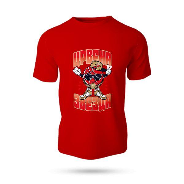 KK Crvena Zvezda Majica za decu Hiphop, Crvena