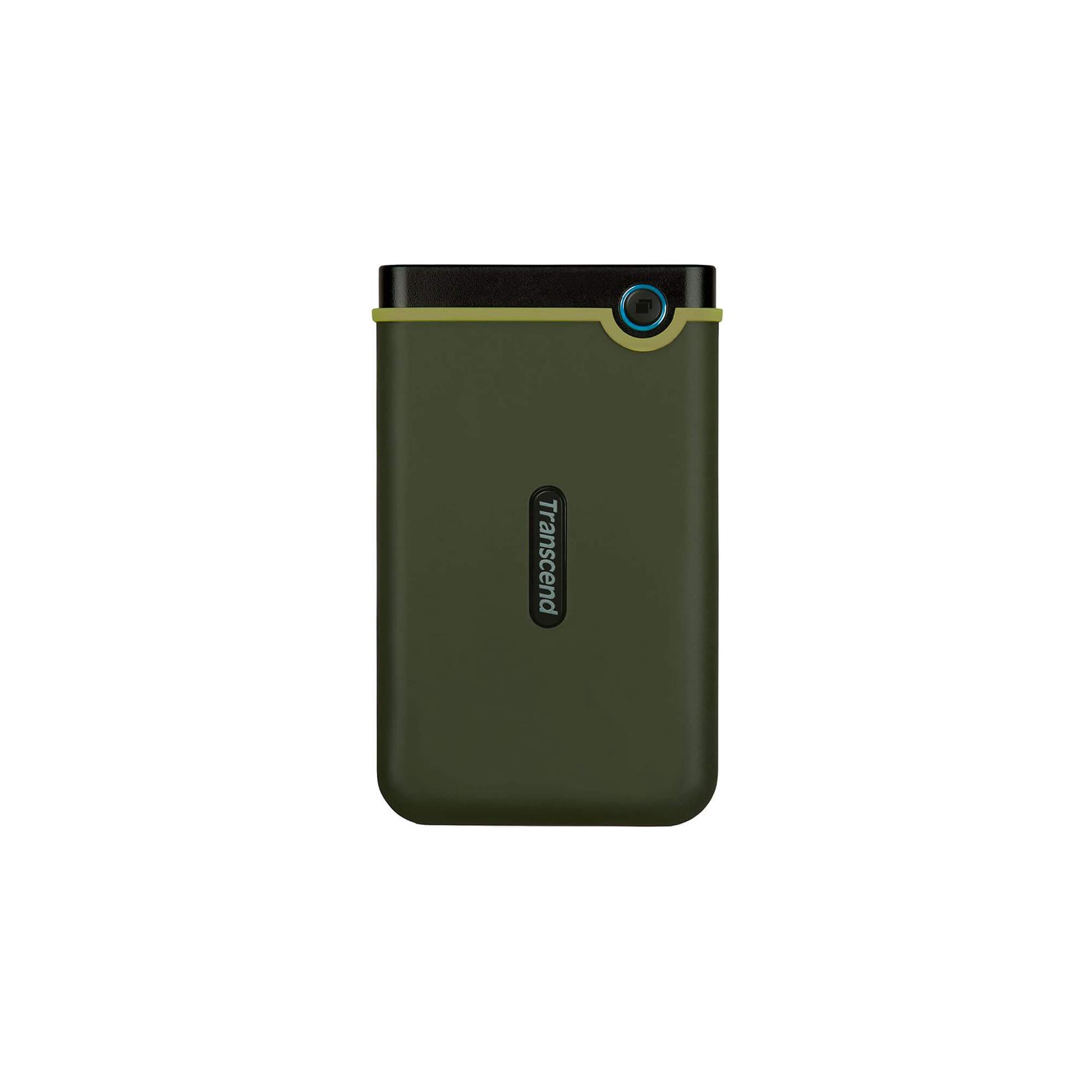 TRANSCEND 2TB 2.5'' USB 3.1 Military Green TS2TSJ25M3G Eksterni Hard Disk, Zeleni