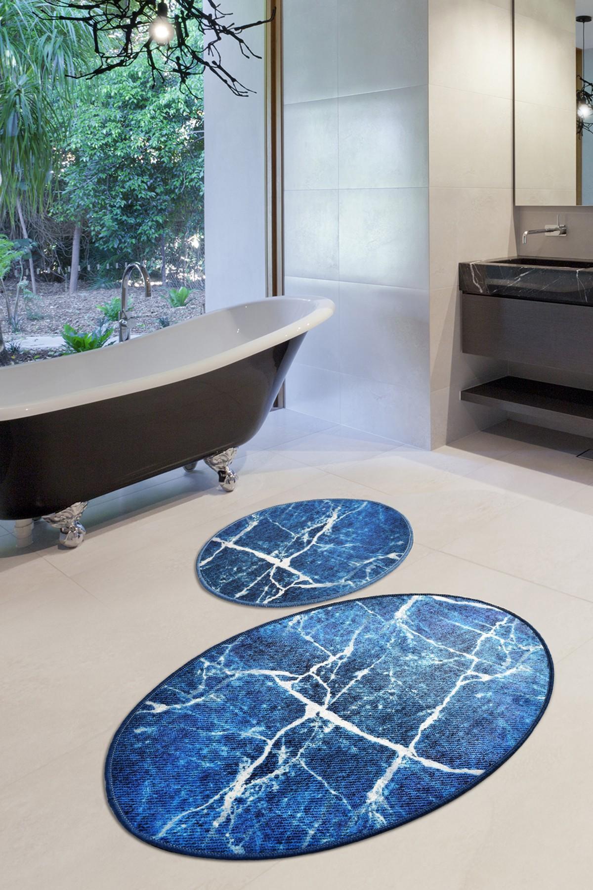 L'essentiel Maison Set 2 prostirke za kupatilo Šareni