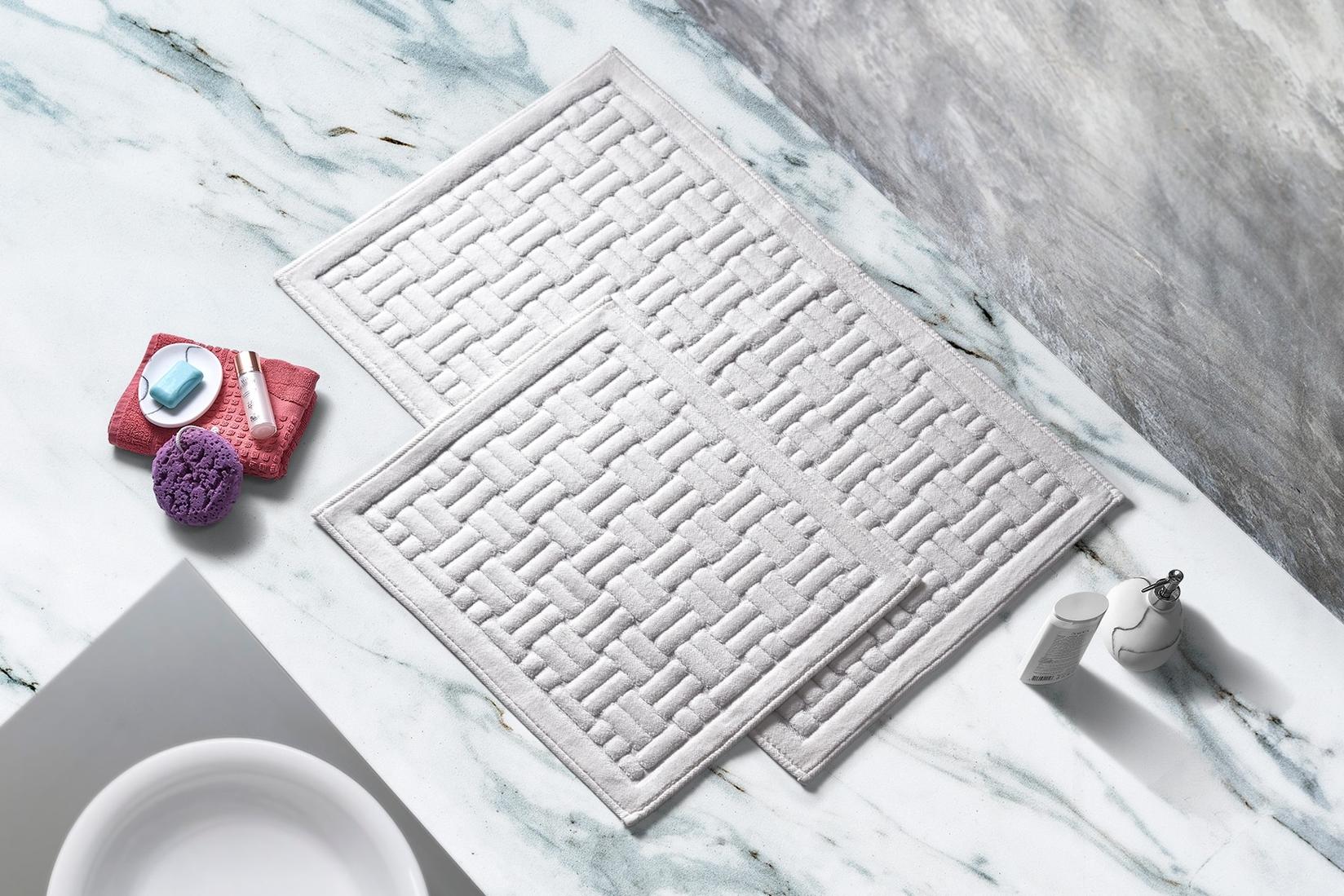 L'essentiel Maison Set 2 prostirke za kupatilo Krem