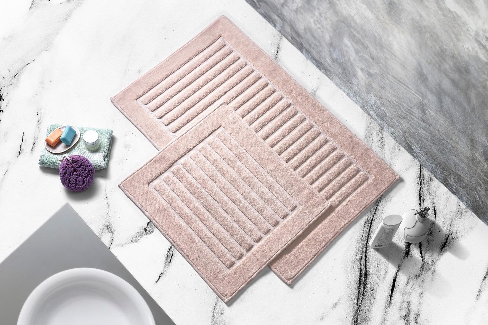 L'essentiel Maison Set 2 prostirke za kupatilo Bež