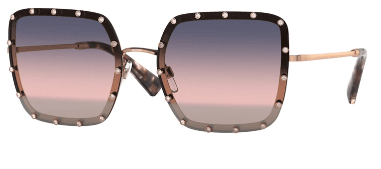 VALENTINO Ženske naočare za sunce 0VA2052 3004E6 58, Braon