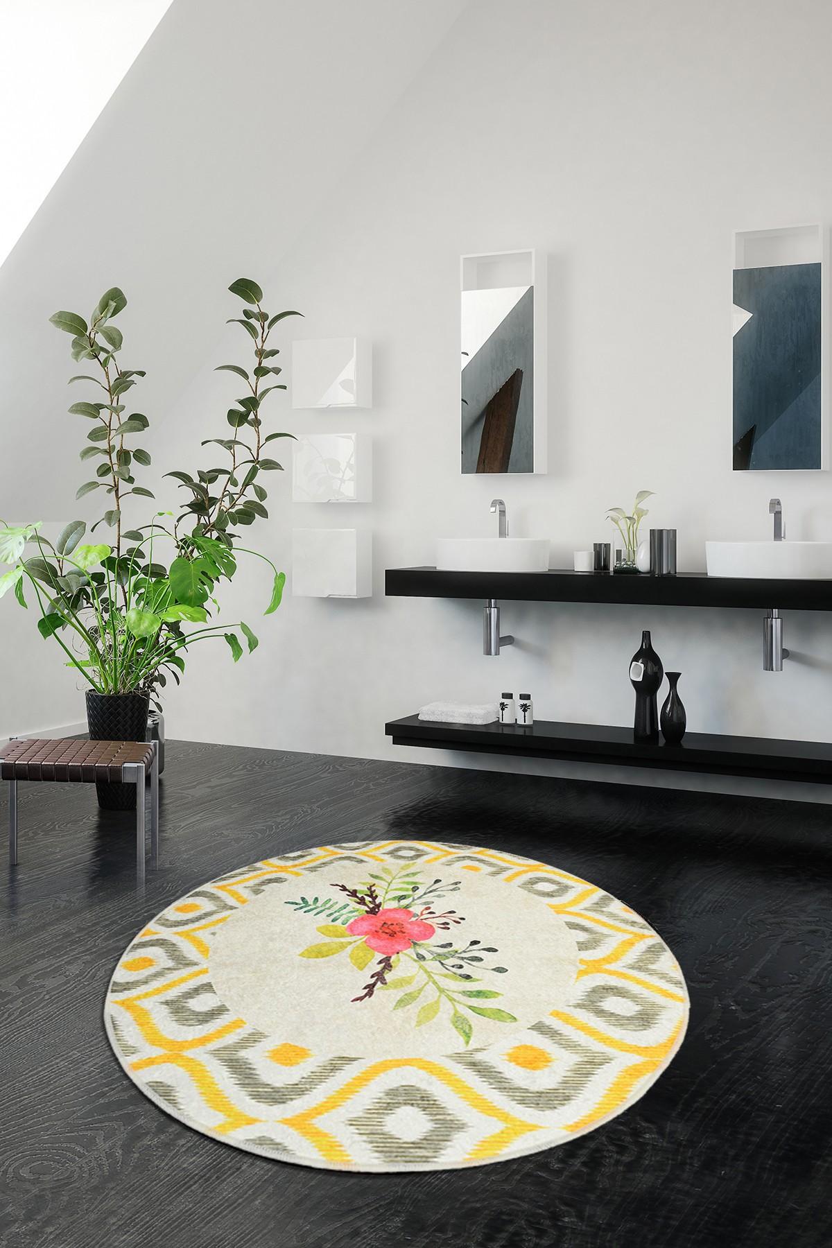 L'essentiel Maison Prostirka za kupatilo 100cm Šarena