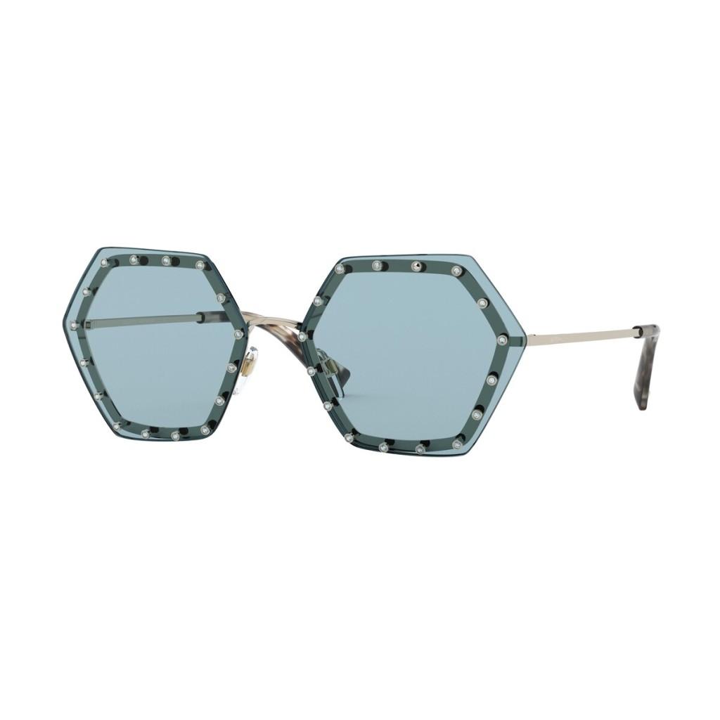 VALENTINO Ženske naočare za sunce 0VA2035 300380 62, Svetloplave