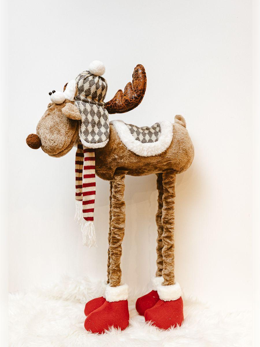 MAISON ADORABLE Novogodišnji irvas sa podesivom visinom do 65 cm, Braon