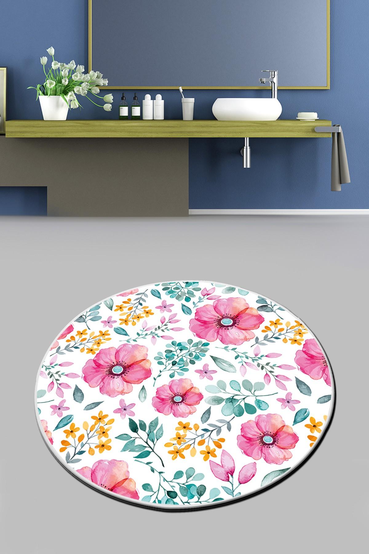 L'essentiel Maison Prostirka za kupatilo 120x120cm Šarena