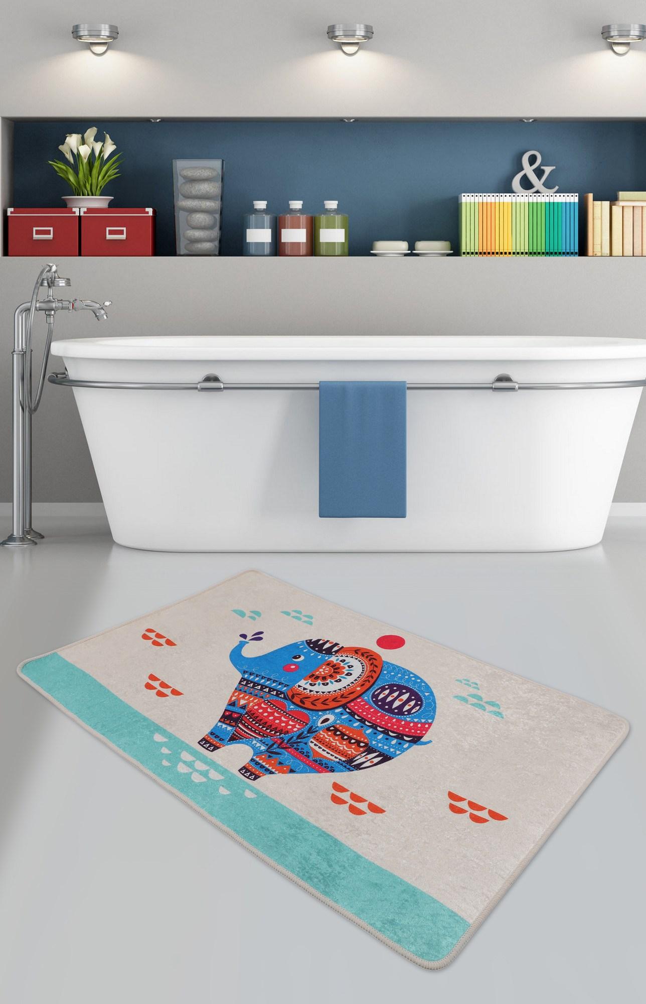 L'essentiel Maison Prostirka za kupatilo 80x120cm Šarena