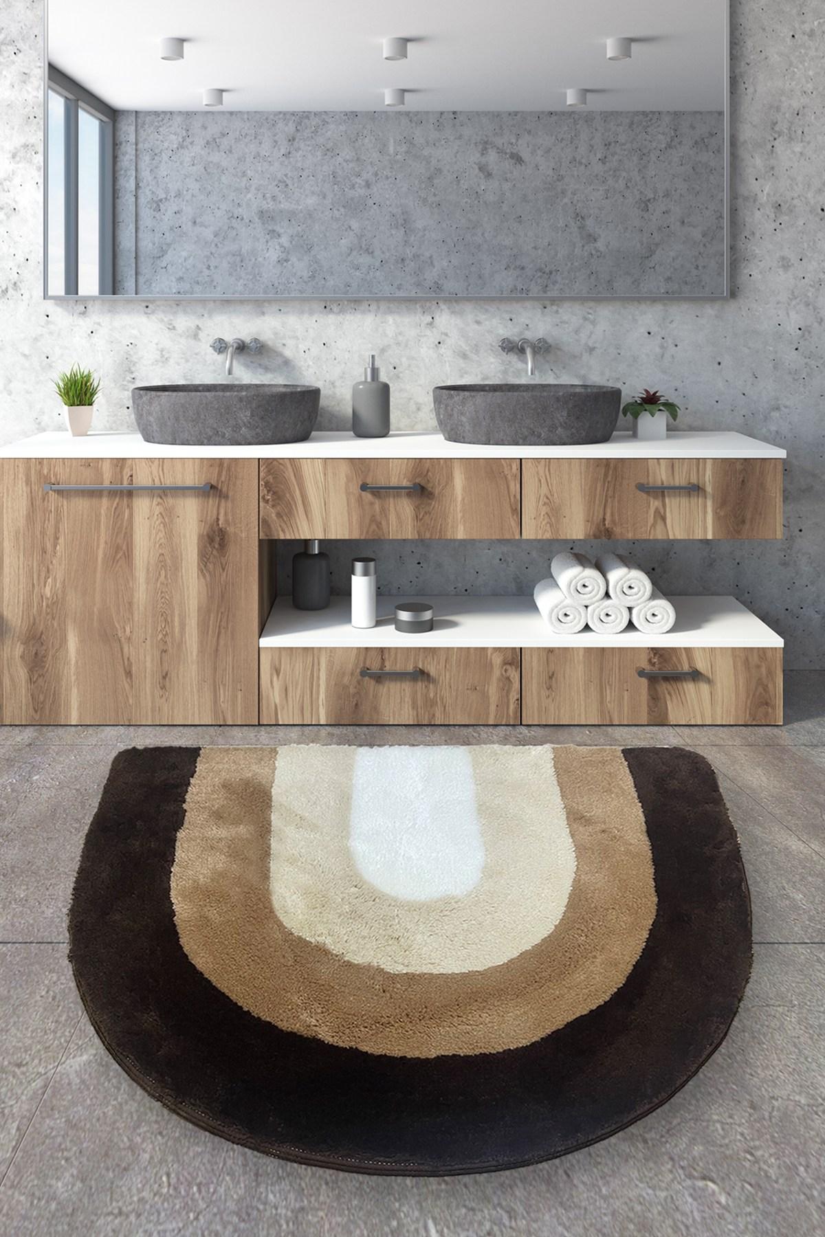 L'essentiel Maison Prostirka za kupatilo 75x115cm Šarena