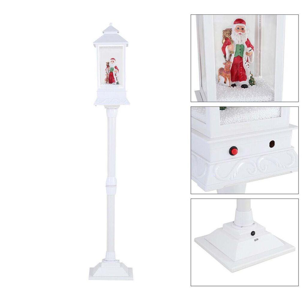 Novogodišnji podni fenjer, 148cm, Beli