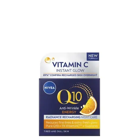Nivea Noćna krema za lice Q10+ c anti-wrinkle energy 87026, 50 ml