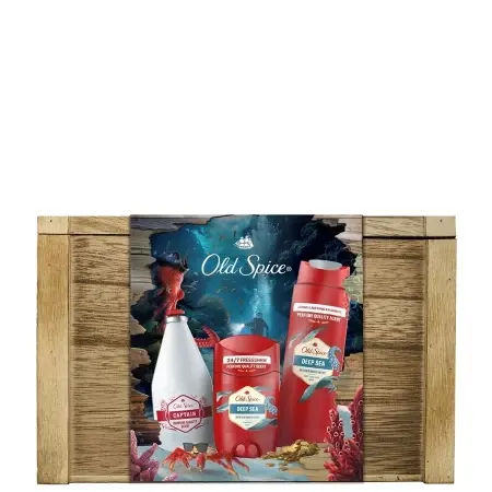 Old spice Muški kozmetički set Deep sea, Gel za tuširanje 250 ml, After shave 100 ml i stik 50 ml
