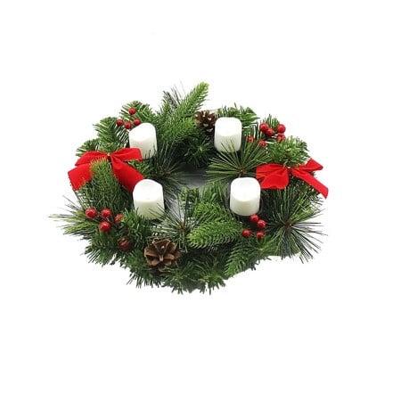 Adventski venac sa LED svećama