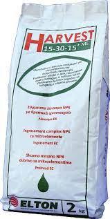 Elton Mešano NPK đubrivo Harvest 15-30-15 +ME, Vodotopivo sa mikroelementima, 2 kg