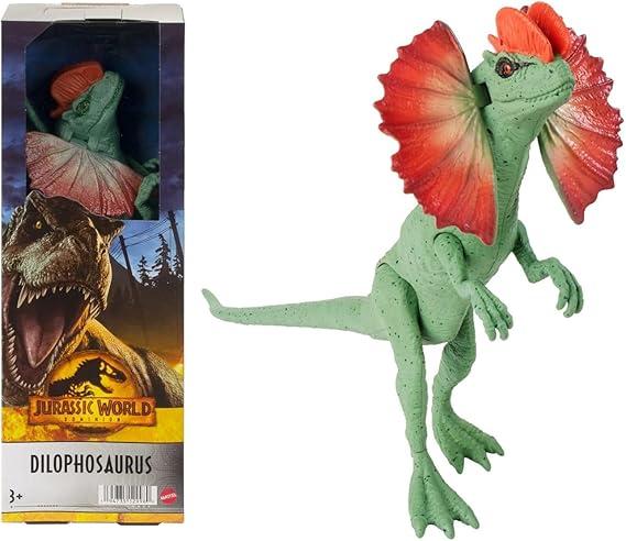 MATTEL Jurassic World Akciona figura Dilophosaurs, 30cm
