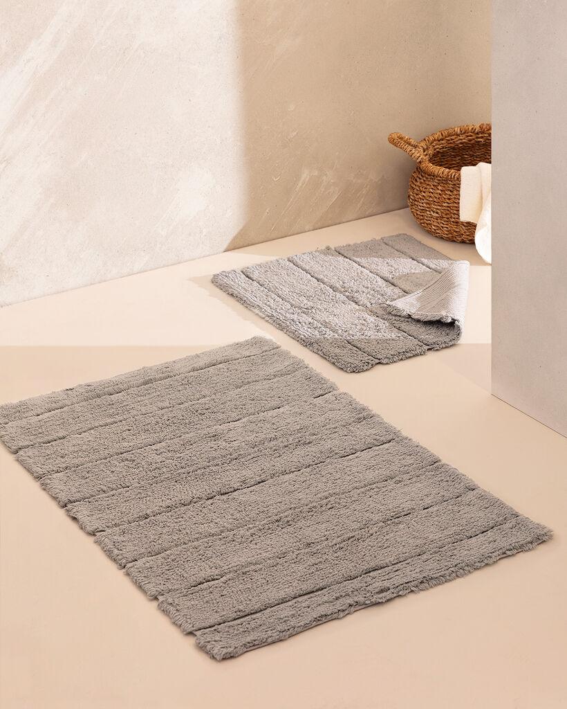 Madame Coco Set 2 prostirke za kupatilo Bleuet, Sivi