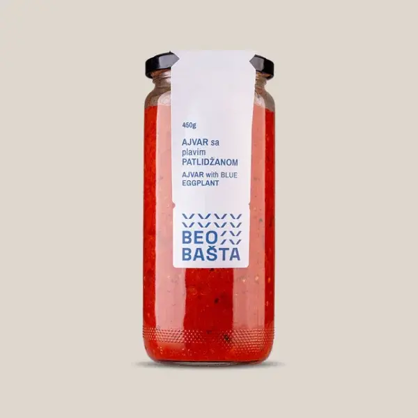 Beobašta Domaći ajvar sa plavim patlidžanom, 450g
