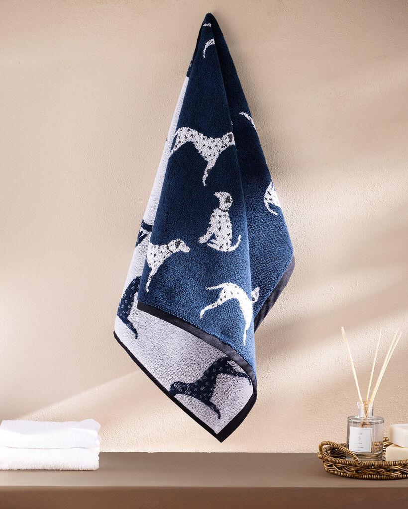 Madame Coco Peškir za lice Dalmatien, 50x85cm, Teget