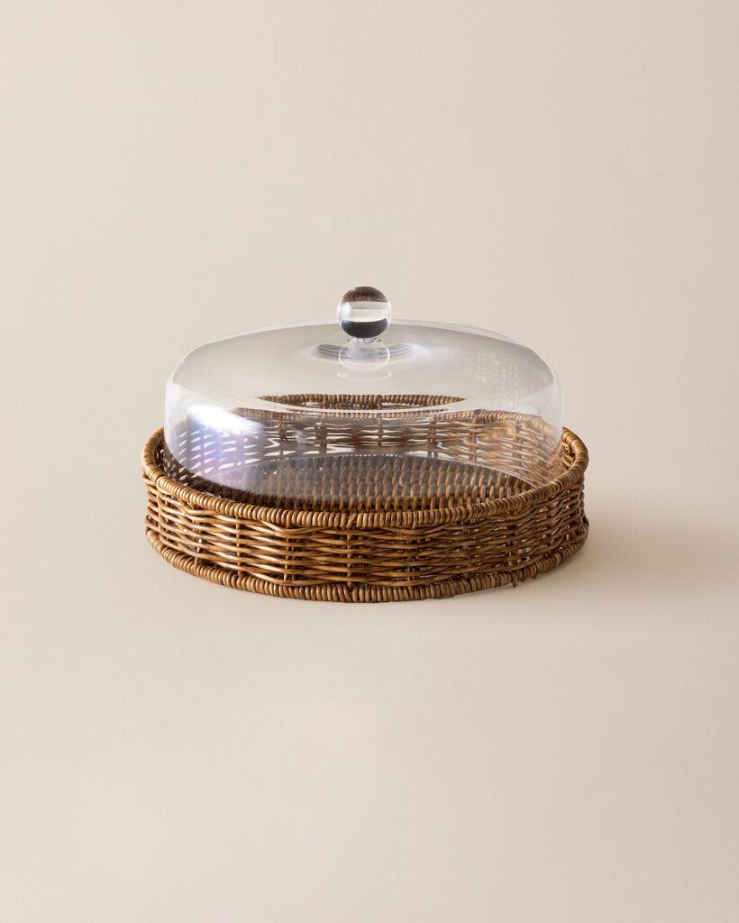 Madame Coco Posuda za serviranje Lavendelle, 26x5 cm, Braon