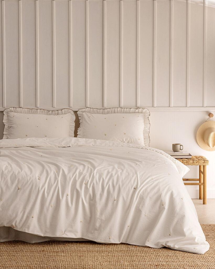 Madame Coco Komplet posteljina Saphir, 200x220cm, Bela