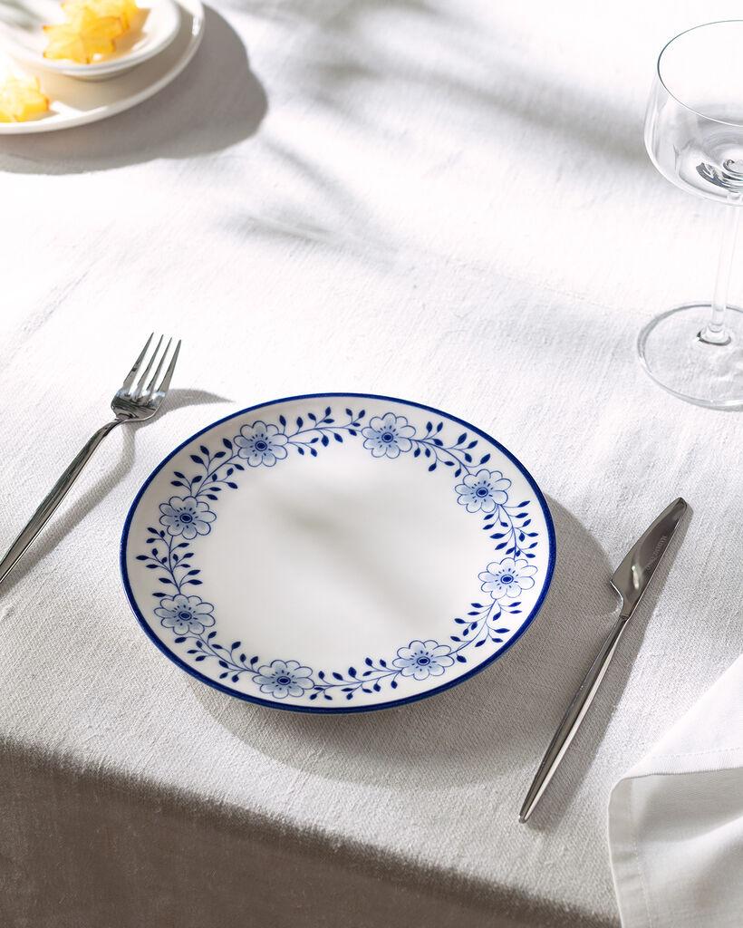 Madame Coco Tanjir za desert Reve Bleu, 19 cm, Plavo-beli