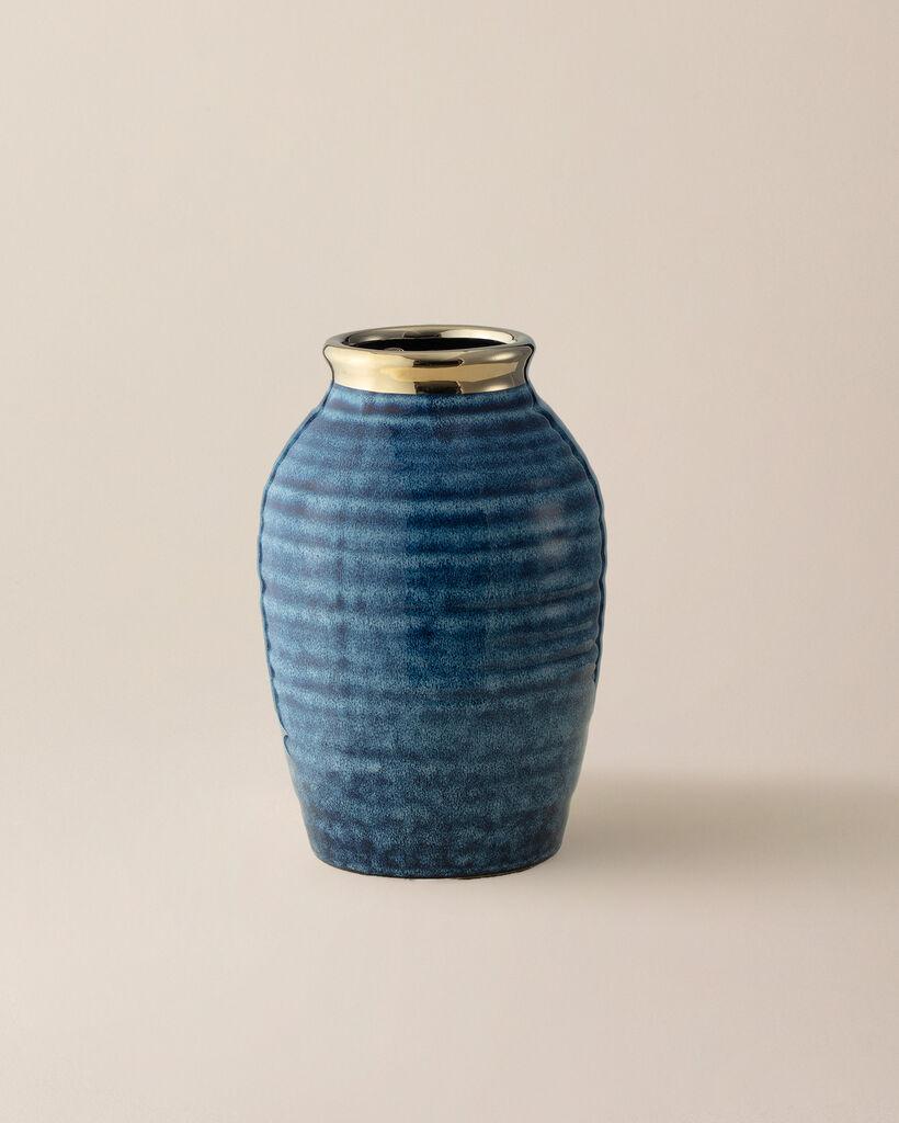 Madame Coco Vaza Lily, 15x15x22 cm, Plava