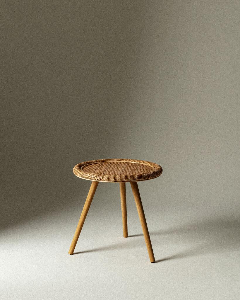 Madame Coco Sto za kafu Estella, 42x42x42 cm, Smeđi