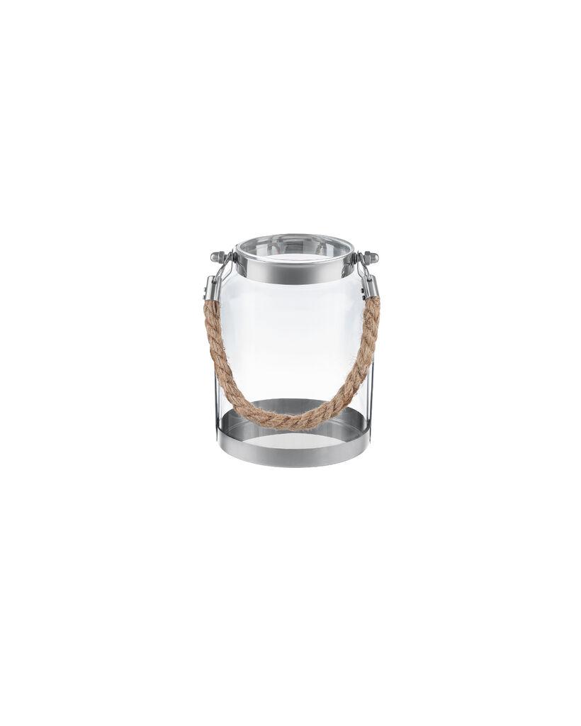 Madame Coco Dekorativni svećnjak Fonte, 22x22x25 cm, Srebrne boje