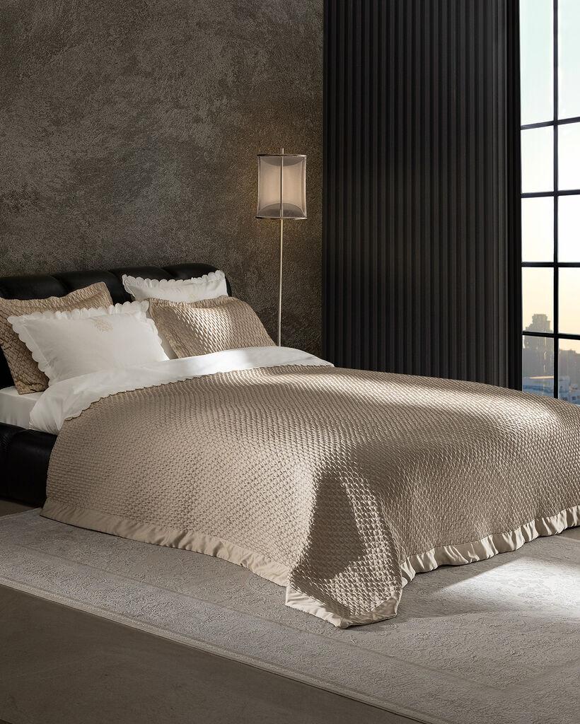 Madame Coco Komplet posteljina, prekrivač i ćebe Ludesse Wedding Set, 200x220cm, Bež