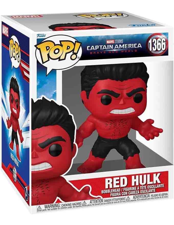Funko Figura POP! Super Captain America Brave New World  Red Hulk 6''