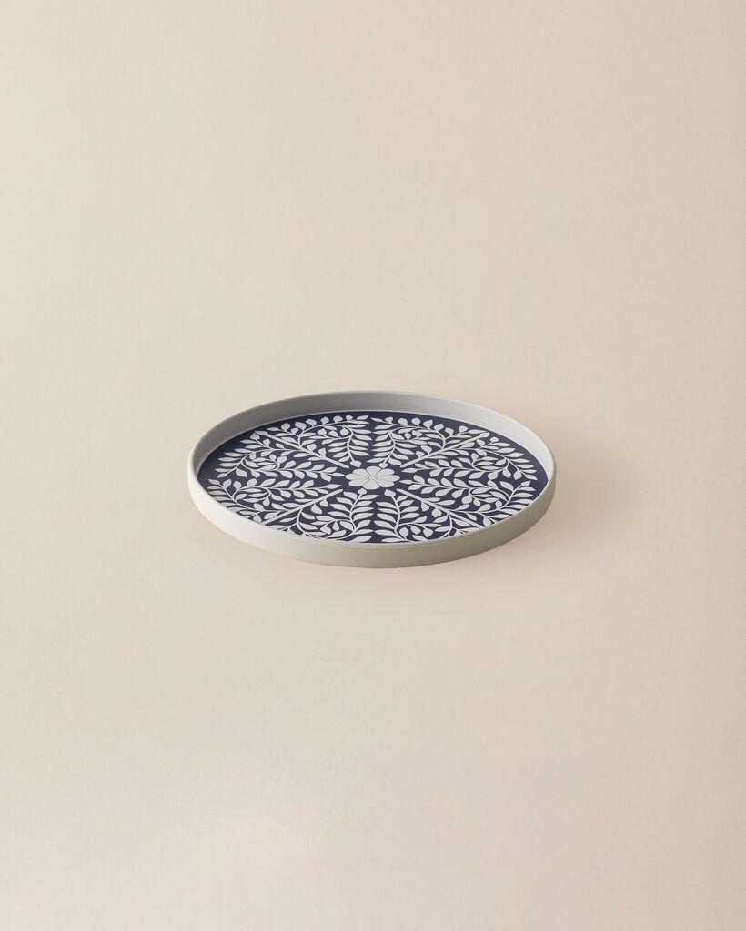 Madame Coco Poslužavnik Delit, 22 cm, Teget