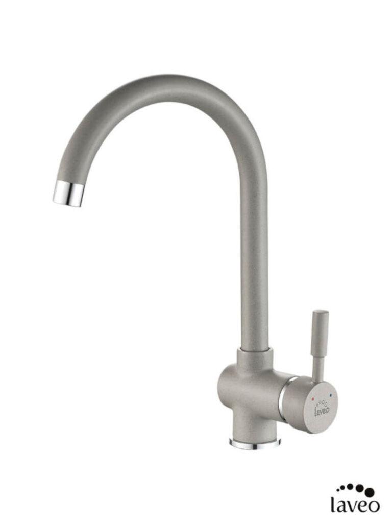 Laveo Baterija za sudoperu Lete 968D, 2 cevi, Siva