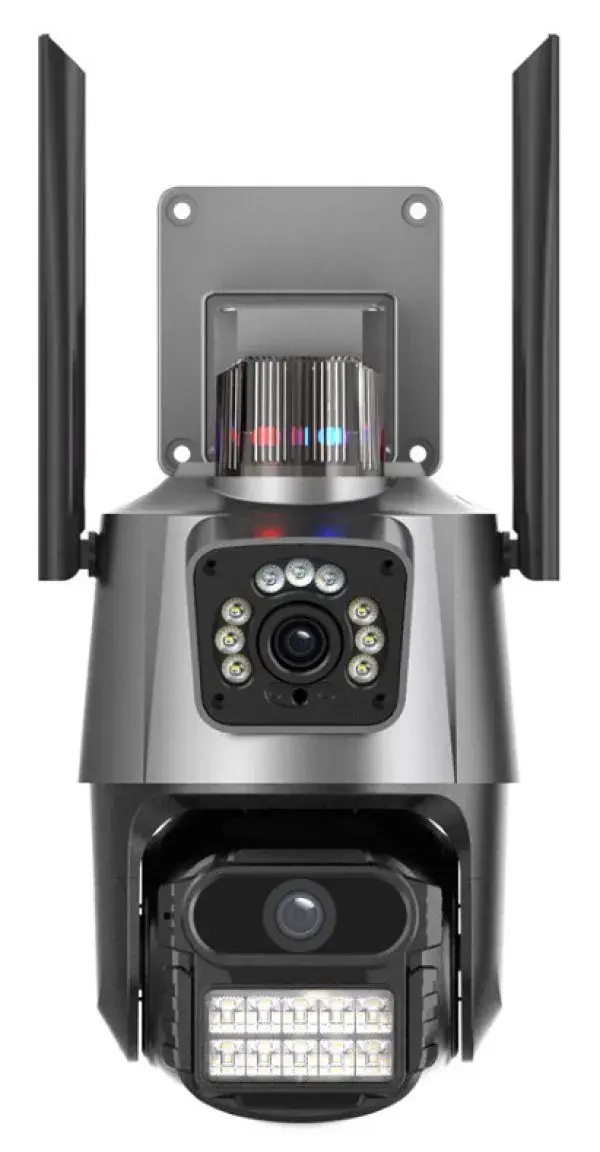 GMB Kamera CAM-IP6MP-EP11-QQ, 6MP, microSD, IP66, 3.6mm+3.6mm
