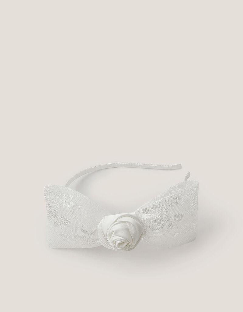 Monsoon Children Rajf za kosu za devojčice, Beli