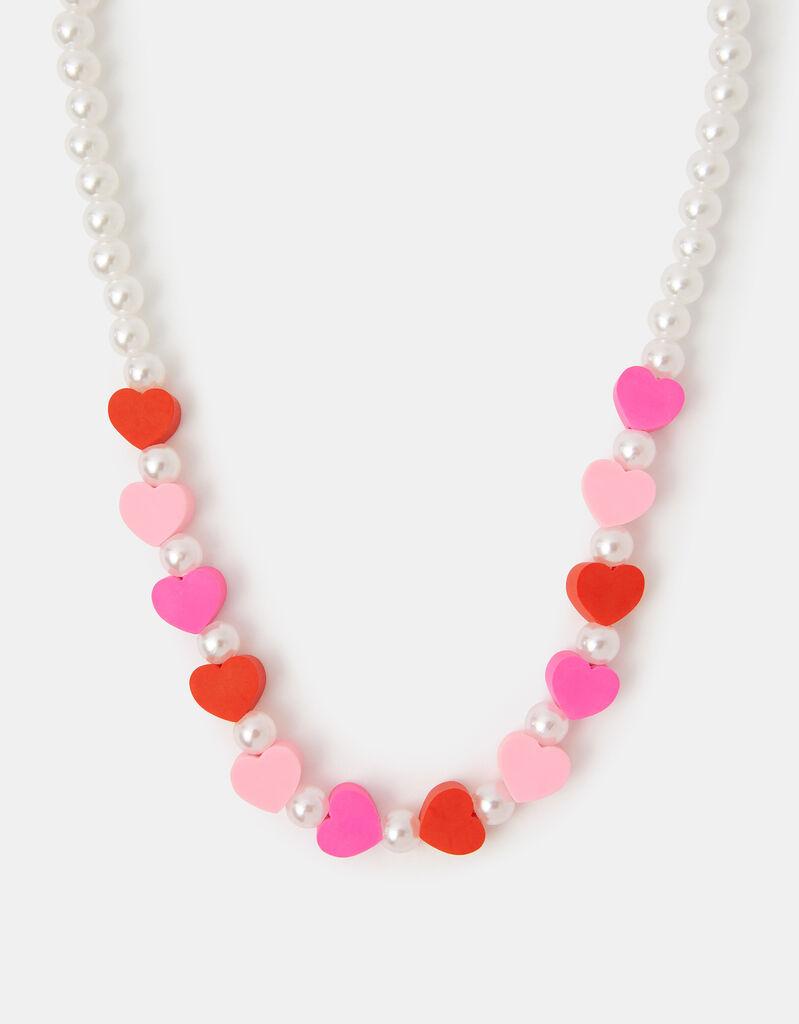 Monsoon Children Ogrlica za devojčice HEART BEADED NECKLACE
