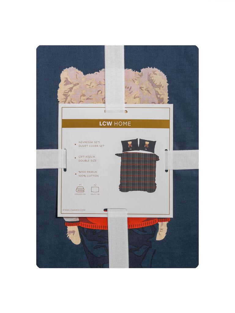 LC Waikiki Set posteljine za dupli krevet W58908Z8-F9C, Šareni